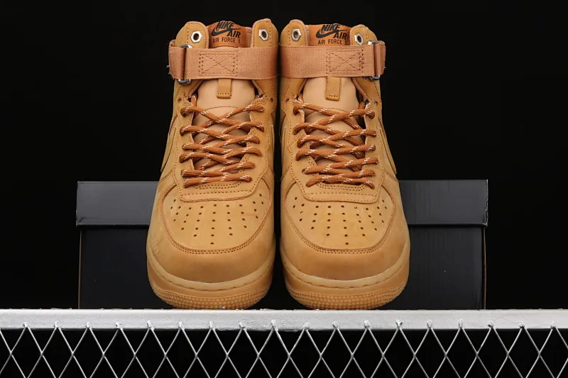 All categories Nk Air Force 1 Air Force series Nk Air Force 1 High J version Nk Air Force 1 High '07 2019 new version of wheat color Air Force One high-top sneakers CJ9178-200